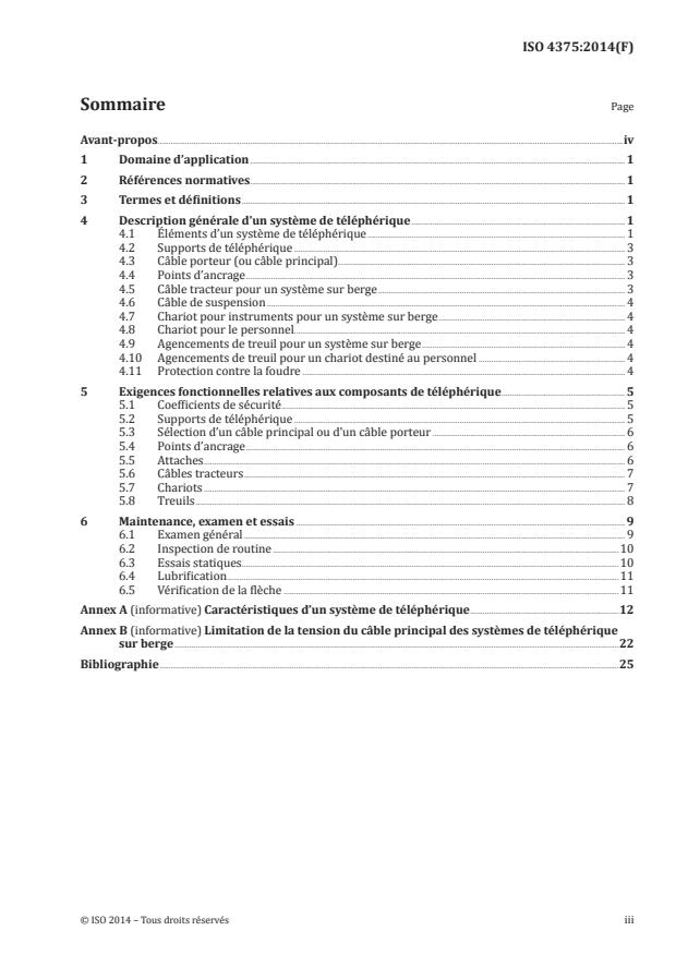 ISO 4375:2014 - Hydrométrie -- Systèmes de suspension par câbles aériens pour le jaugeage en rivière