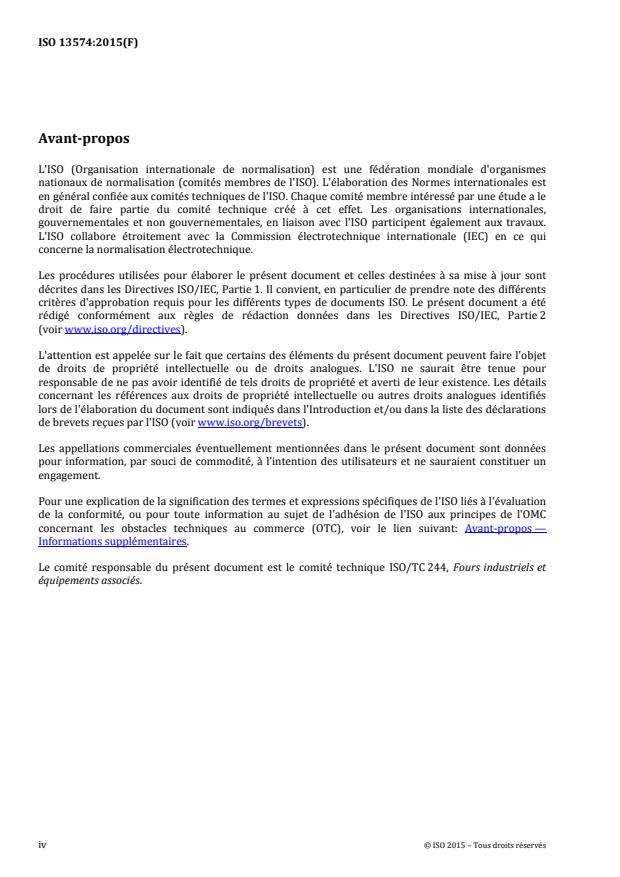 ISO 13574:2015 ISO 13574:2015 - Fours industriels et équipements thermiques associés -- Vocabulaire - Page 4 preview