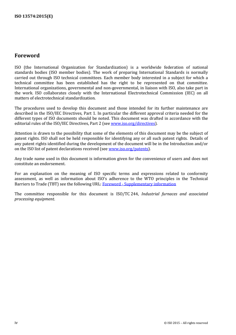 ISO 13574:2015 ISO 13574:2015 - Industrial furnaces and associated processing equipment — Vocabulary
Released:2/4/2015 - Page 4 preview