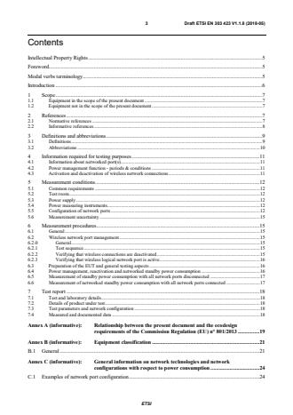 ETSI EN 303 423 V1.1.8 (2018-05) - Environmental Engineering (EE); Electrical and electronic household and office equipment; Measurement of networked standby power consumption of Interconnecting equipment; Harmonised Standard covering the measurement method for EC Regulation 1275/2008 amended by EU Regulation 801/2013