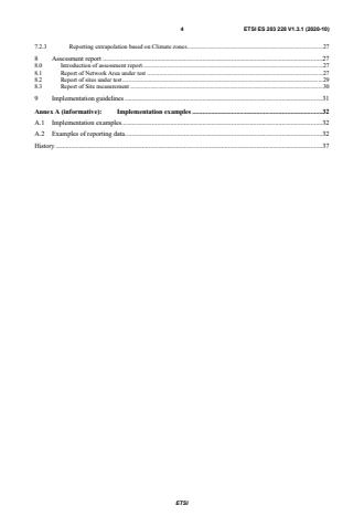 SIST ES 203 228 V1.3.1:2021 ETSI ES 203 228 V1.3.1 (2020-10) - Environmental Engineering (EE); Assessment of mobile network energy efficiency - Page 4 preview
