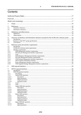 ETSI GS NFV-IFA 013 V3.1.1 (2018-08) - Network Functions Virtualisation (NFV) Release 3; Management and Orchestration; Os-Ma-Nfvo reference point - Interface and Information Model Specification