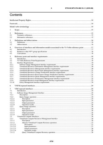 ETSI GS NFV-IFA 006 V3.1.1 (2018-08) - Network Functions Virtualisation (NFV) Release 3; Management and Orchestration; Vi-Vnfm reference point - Interface and Information Model Specification