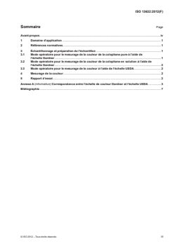 ISO 13632:2012 - Liants pour peintures et vernis — Colophane — Échantillonnage et préparation des échantillons pour le mesurage de la couleur
Released:6/29/2012 - Page 3 preview