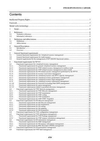 ETSI GS NFV-IFA 010 V3.1.1 (2018-08) - Network Functions Virtualisation (NFV) Release 3; Management and Orchestration; Functional requirements specification
