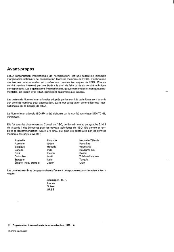 ISO 974:1980 ISO 974:1980 - Plastiques -- Détermination de la température de fragilité au choc - Page 2 preview
