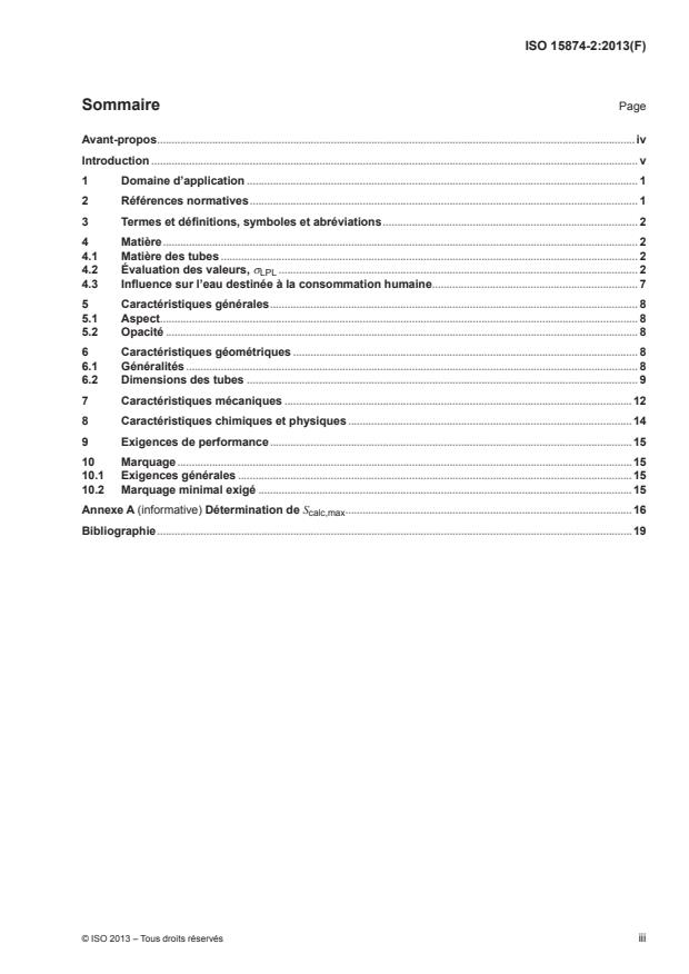 ISO 15874-2:2013 - Systemes de canalisations en plastique pour les installations d'eau chaude et froide -- Polypropylene (PP)