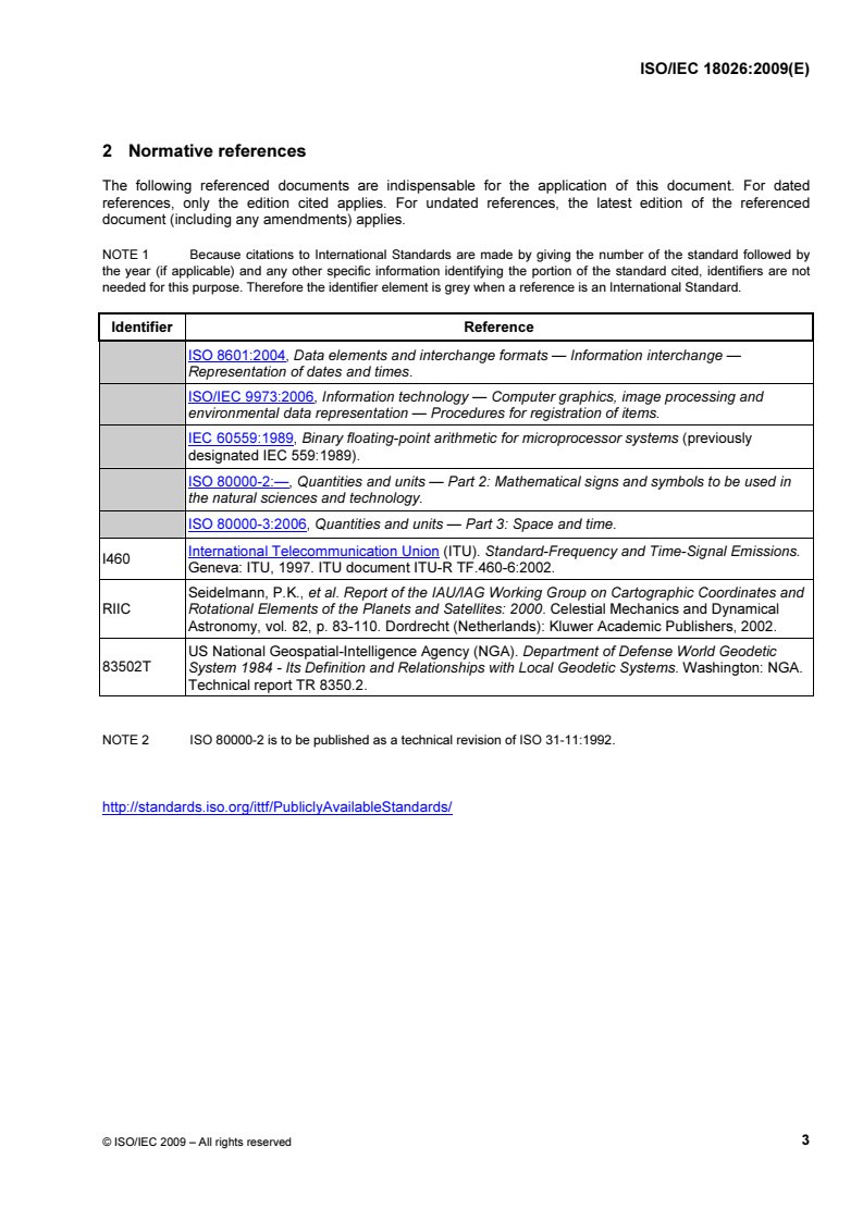 ISOIEC_18026E_REFERENCES - ISO/IEC 18026:2009 - Information technology — Spatial Reference Model (SRM)
Released:7/13/2009