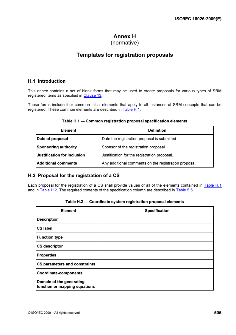 ISOIEC_18026E_ANNEX_H - ISO/IEC 18026:2009 - Information technology — Spatial Reference Model (SRM)
Released:7/13/2009