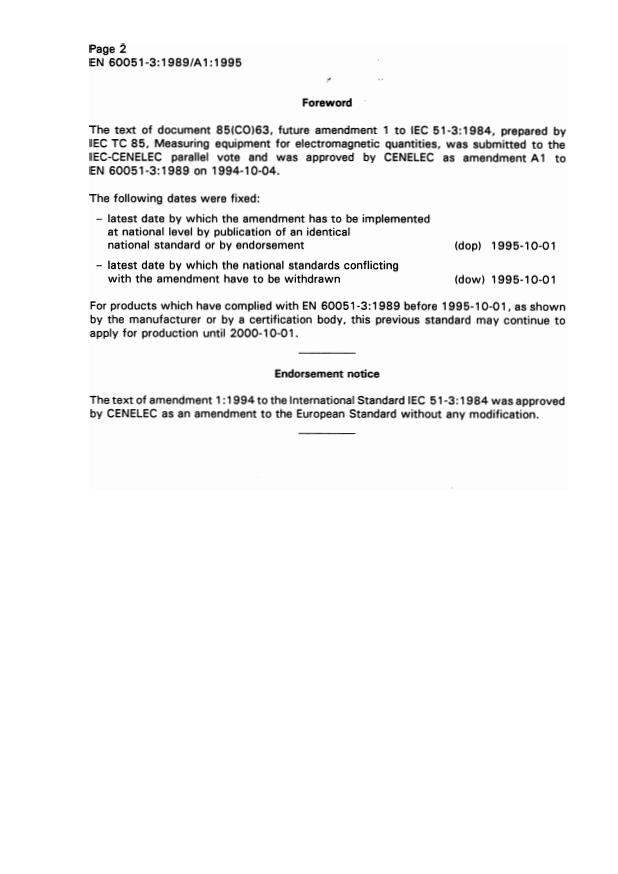 EN 60051-3:1989/A1:1995 EN 60051-3:1995/A1:1999 - Page 4 preview