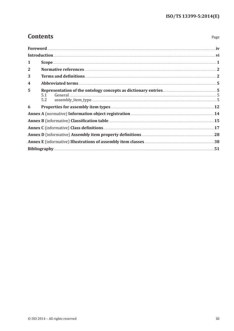 ISO/TS 13399-5:2014 - Cutting tool data representation and exchange — Part 5: Reference dictionary for assembly items
Released:2/7/2014