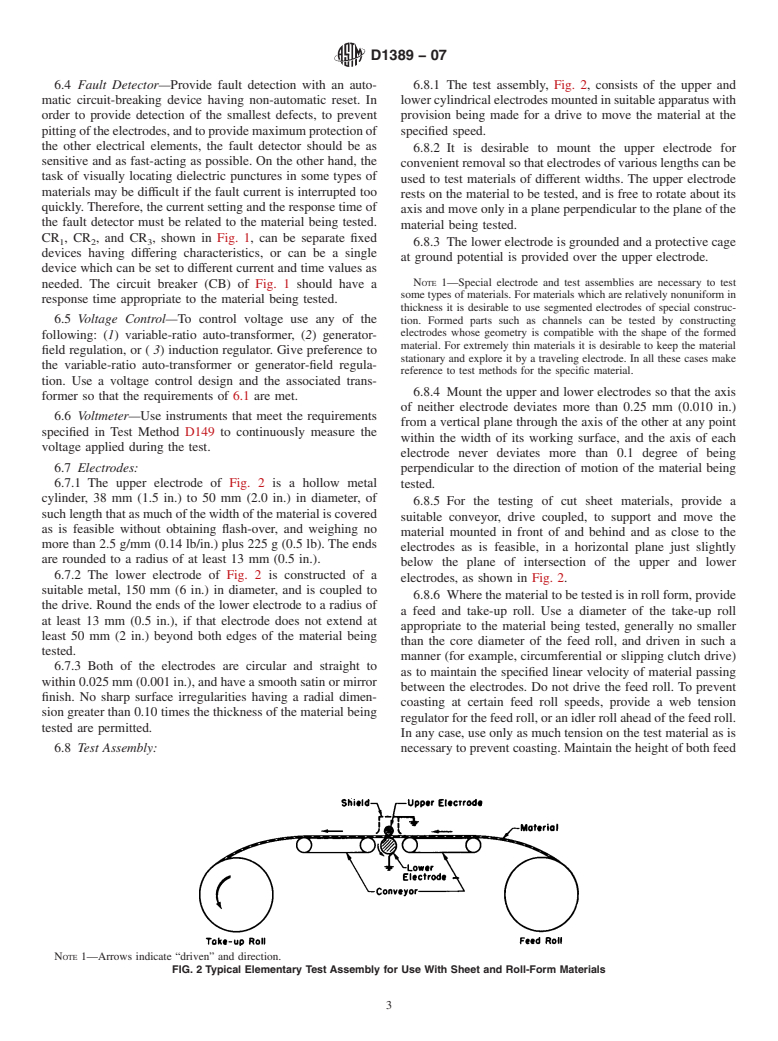 ASTM D1389-07 - Standard Test Method for Proof-Voltage Testing of Thin Solid Electrical Insulating Materials (Withdrawn 2014)