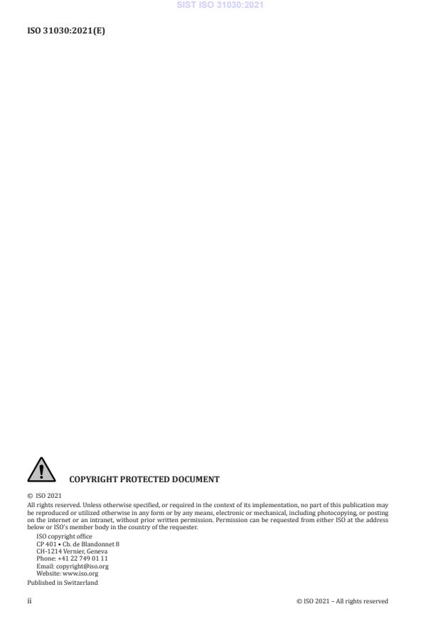 SIST ISO 31030:2021 SIST ISO 31030:2021 - BARVE - Page 4 preview