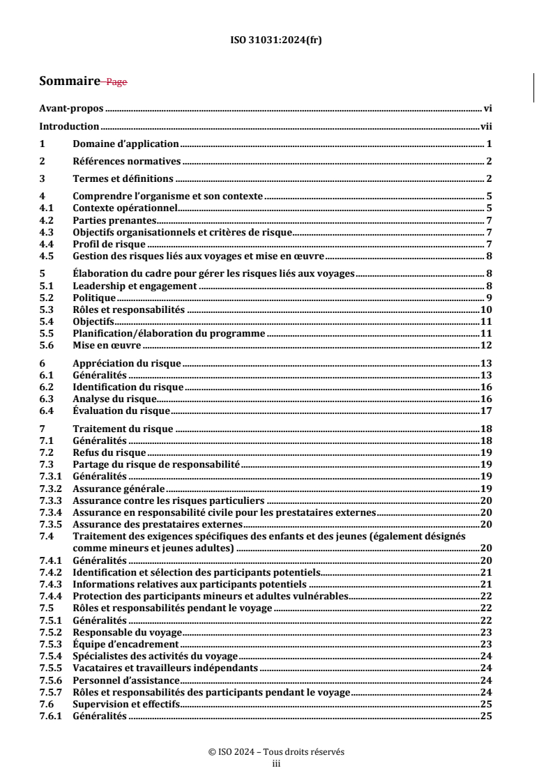 REDLINE ISO 31031:2024 - Gérer les risques pour les voyages scolaires et des jeunes
Released:2. 10. 2024