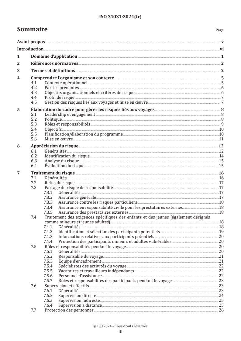 ISO 31031:2024 - Gérer les risques pour les voyages scolaires et des jeunes
Released:2. 10. 2024