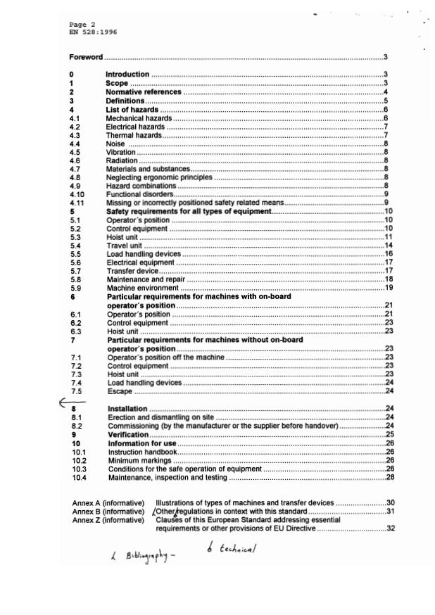 EN 528:1996 EN 528:1999 - Page 4 preview