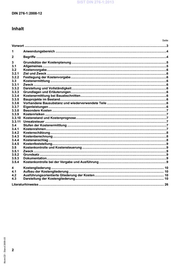 SIST DIN 276-1:2013 SIST DIN 276-1:2013 - Page 4 preview