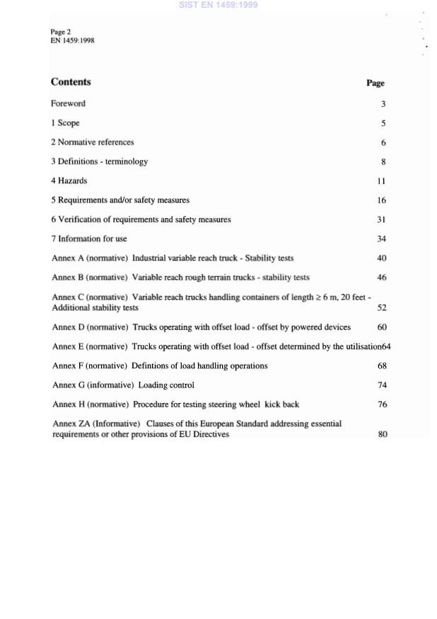 SIST EN 1459:1999 SIST EN 1459:1999 - Page 4 preview