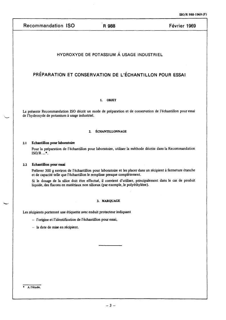 ISO/R 988:1969 - Withdrawal of ISO/R 988-1969
Released:12/1/1969