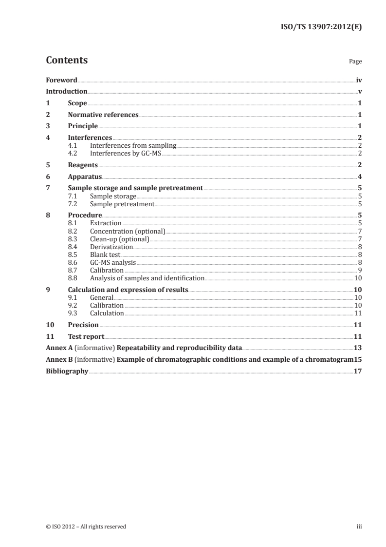 ISO/TS 13907:2012 - Soil quality — Determination of nonylphenols (NP) and nonylphenol-mono- and diethoxylates — Method by gas chromatography with mass selective detection (GC-MS)
Released:8/30/2012