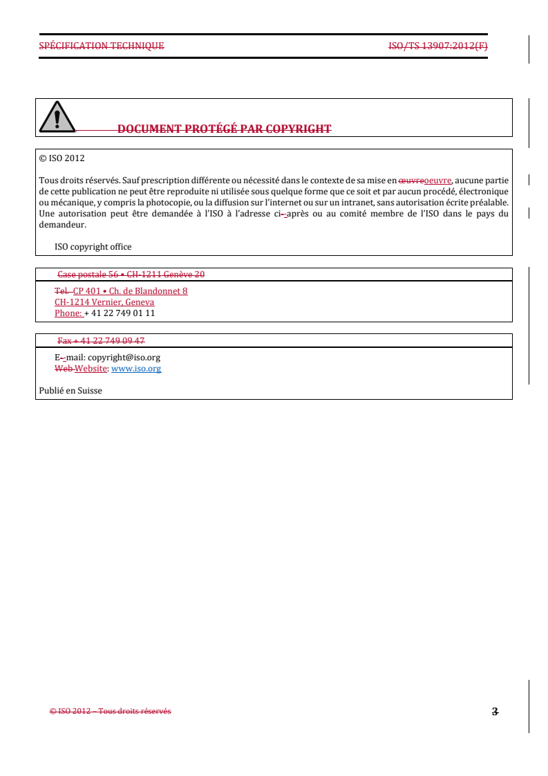 REDLINE ISO/TS 13907:2012 - Qualité du sol — Détermination des nonyphénols (NP) et des nonylphénols monoéthoxylés et diéthoxylés — Méthode par chromatographie en phase gazeuse avec détection sélective de masse (CG-SM)
Released:11/12/2024