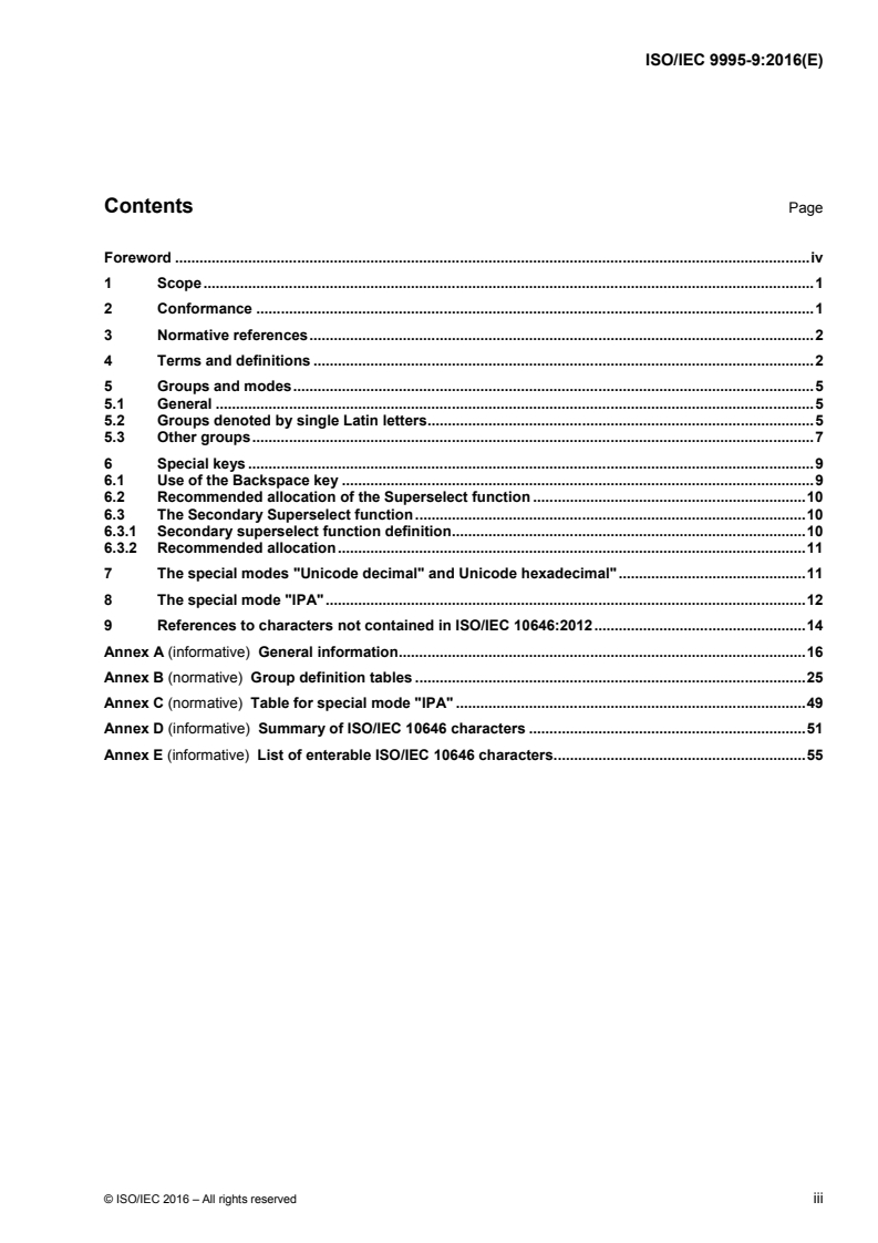 ISO/IEC 9995-9:2016 - Information technology — Keyboard layouts for text and office systems — Part 9: Multi-lingual, multiscript keyboard layouts
Released:9/28/2016
