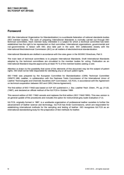 ISO 11642:2012 - Leather — Tests for colour fastness — Colour fastness to water
Released:11/14/2012 - Page 4 preview