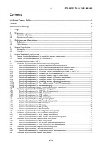 ETSI GS NFV-IFA 010 V2.5.1 (2018-08) - Network Functions Virtualisation (NFV) Release 2; Management and Orchestration; Functional requirements specification