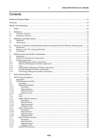 ETSI GS NFV-IFA 013 V2.5.1 (2018-08) - Network Functions Virtualisation (NFV) Release 2; Management and Orchestration; Os-Ma-Nfvo reference point - Interface and Information Model Specification