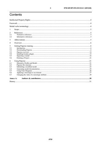 ETSI GR NFV-IFA 016 V2.5.1 (2018-08) - Network Functions Virtualisation (NFV) Release 2; Information Modeling; Papyrus Guidelines