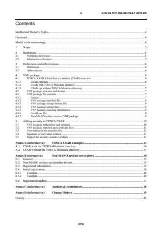 ETSI GS NFV-SOL 004 V2.5.1 (2018-09) - Network Functions Virtualisation (NFV) Release 2; Protocols and Data Models; VNF Package specification