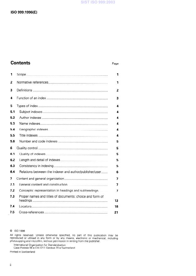 ISO 999:1996 ISO 999:2003 - Page 4 preview