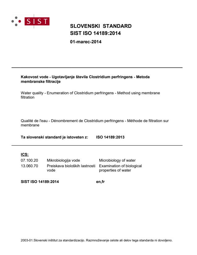 SIST ISO 14189:2014