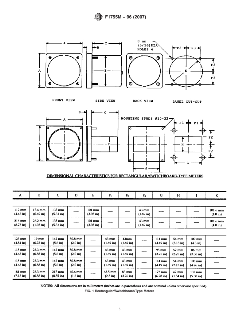 ASTM F1755M-96(2007) - Standard Specification for Solid State Bargraph Meters for Shipboard Use [Metric]