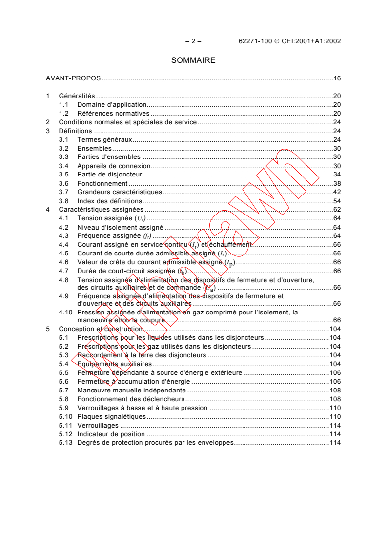 IEC 62271-100:2001 IEC 62271-100:2001+AMD1:2002 CSV - Appareillage a haute tension - Partie 100: Disjoncteurs a courant alternatif a haute tension
Released:5/23/2003 - Page 4 preview