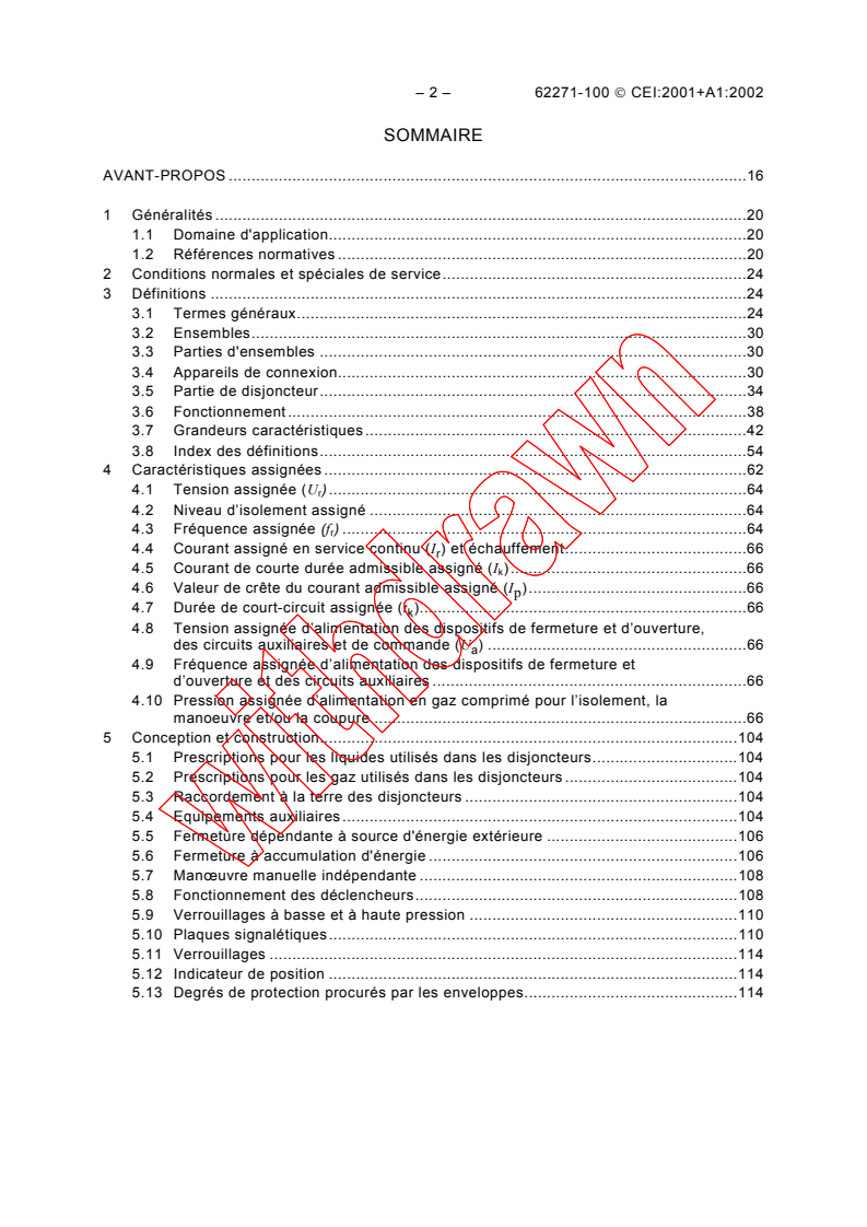 IEC 62271-100:2001 IEC 62271-100:2001+AMD1:2002 CSV - High-voltage switchgear and controlgear - Part 100: High-voltage alternating-current circuit-breakers
Released:5/23/2003
Isbn:2831863899 - Page 4 preview