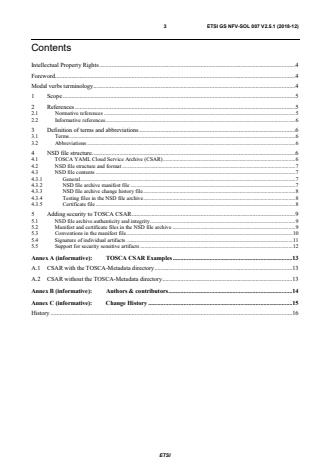 ETSI GS NFV-SOL 007 V2.5.1 (2018-12) - Network Functions Virtualisation (NFV) Release 2; Protocols and Data Models; Network Service Descriptor File Structure Specification