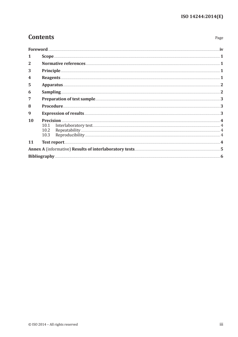 ISO 14244:2014 - Oilseed meals — Determination of soluble proteins in potassium hydroxide solution
Released:2/11/2014