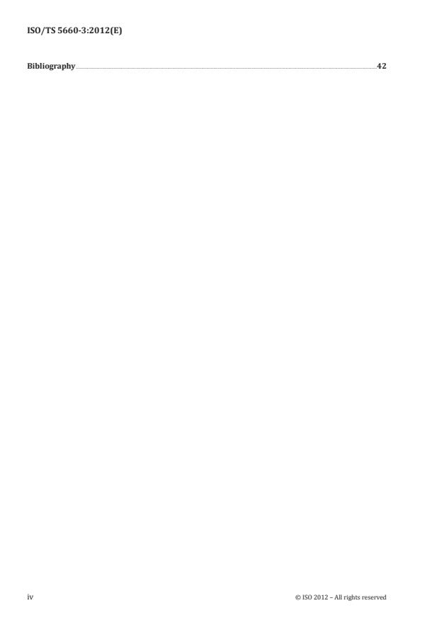 ISO/TS 5660-3:2012 ISO/TS 5660-3:2012 - Reaction-to-fire tests -- Heat release, smoke production and mass loss rate - Page 4 preview