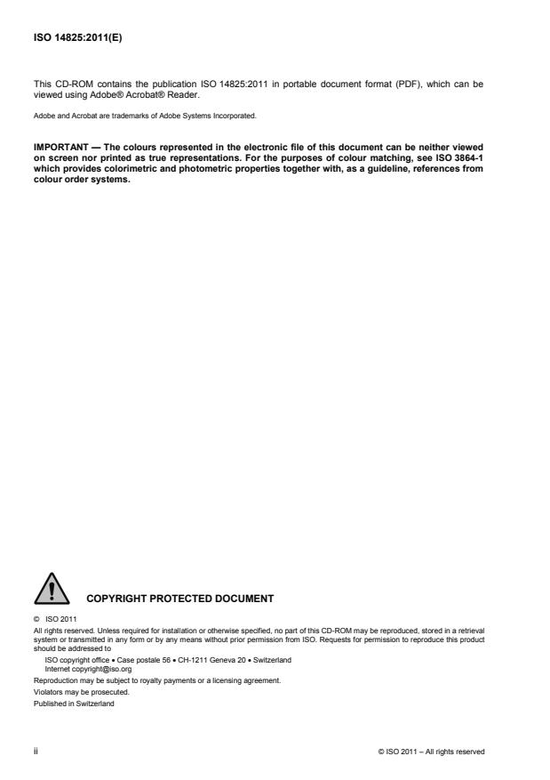 ISO 14825:2011 ISO 14825:2011 - Intelligent transport systems -- Geographic Data Files (GDF) -- GDF5.0 - Page 2 preview