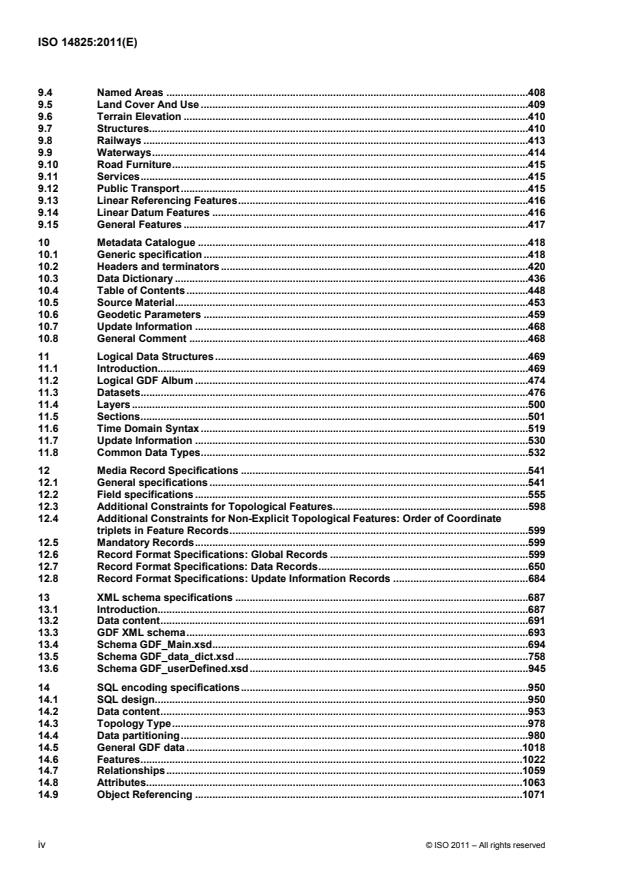 ISO 14825:2011 ISO 14825:2011 - Intelligent transport systems -- Geographic Data Files (GDF) -- GDF5.0 - Page 4 preview