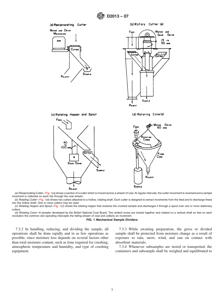 ASTM D2013-07 - Standard Practice for Preparing Coal Samples for Analysis