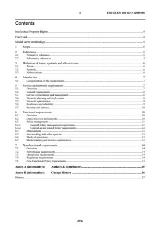 ETSI GS ENI 002 V2.1.1 (2019-09) - Experiential Networked Intelligence (ENI); ENI requirements