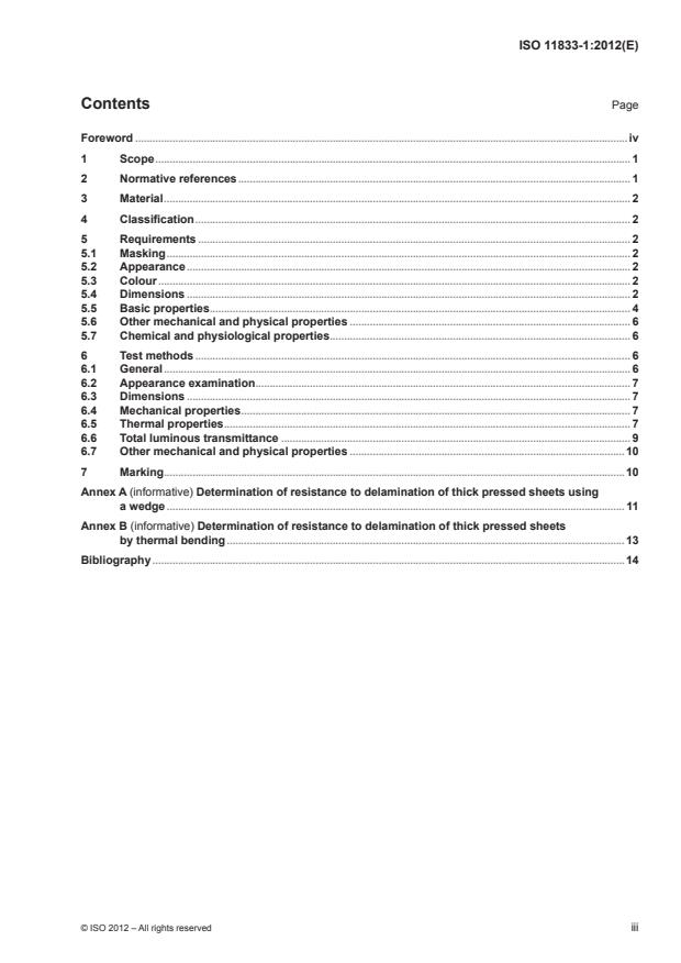ISO 11833-1:2012 - Plastics -- Unplasticized poly(vinyl chloride) sheets -- Types, dimensions and characteristics