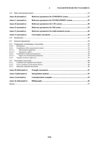SIST ES 202 706-1 V1.6.1:2021 ETSI ES 202 706-1 V1.6.0 (2020-11) - Environmental Engineering (EE); Metrics and measurement method for energy efficiency of wireless access network equipment; Part 1: Power consumption - static measurement method - Page 4 preview