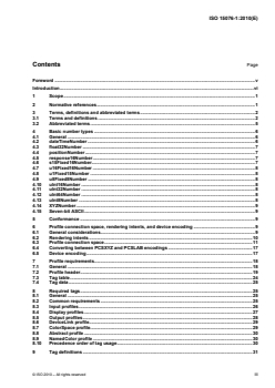 ISO 15076-1:2010 ISO 15076-1:2010 - Image technology colour management — Architecture, profile format and data structure — Part 1: Based on ICC.1:2010
Released:11/26/2010 - Page 3 preview