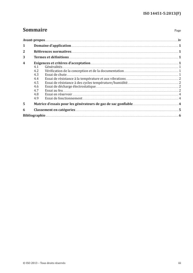 ISO 14451-5:2013 - Articles pyrotechniques -- Articles pyrotechniques pour véhicules