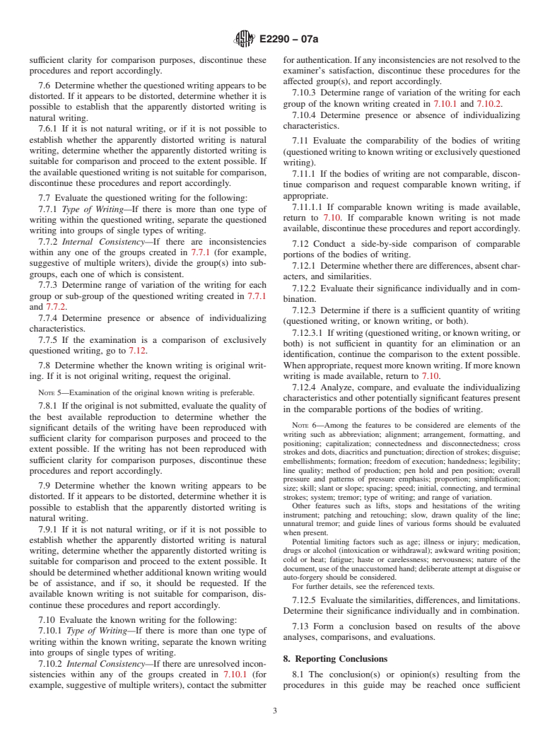 ASTM E2290-07a - Standard Guide for Examination of Handwritten Items (Withdrawn 2016)