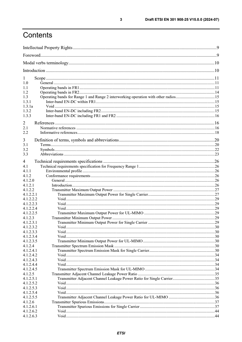 ETSI EN 301 908-25 V15.0.0 (2024-07) - IMT cellular networks; Harmonised Standard for access to radio spectrum; Part 25: New Radio (NR) User Equipment (UE) Release 15