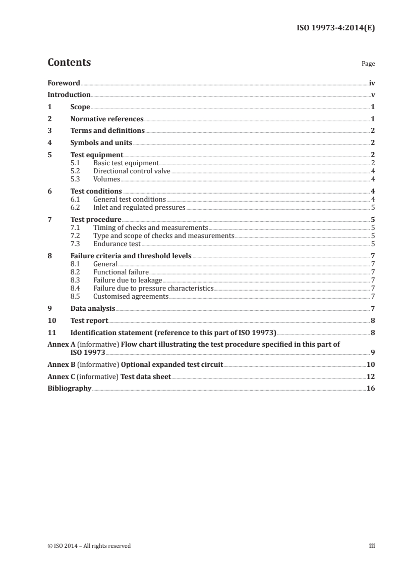 ISO 19973-4:2014 - Pneumatic fluid power — Assessment of component reliability by testing — Part 4: Pressure regulators
Released:2/25/2014